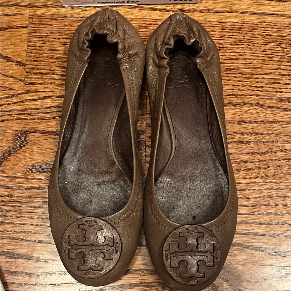 Tory Burch Women's Tan Leather Loafers